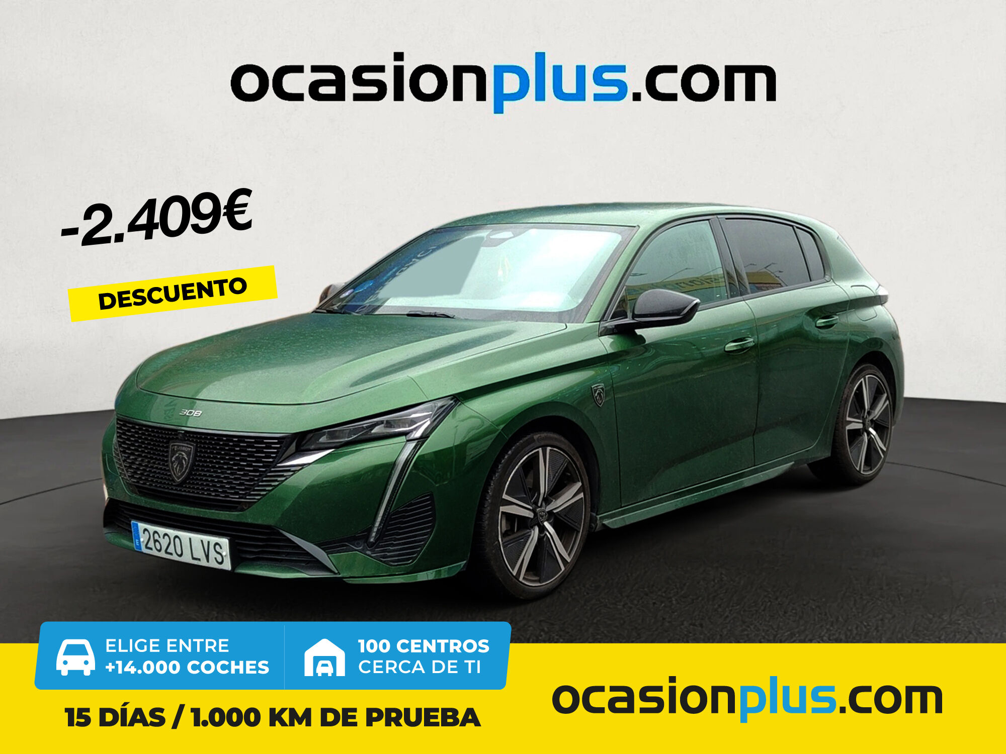 PEUGEOT 308 (Hybrid 225 GT eEAT8 165 kW (225 CV)) en Madrid