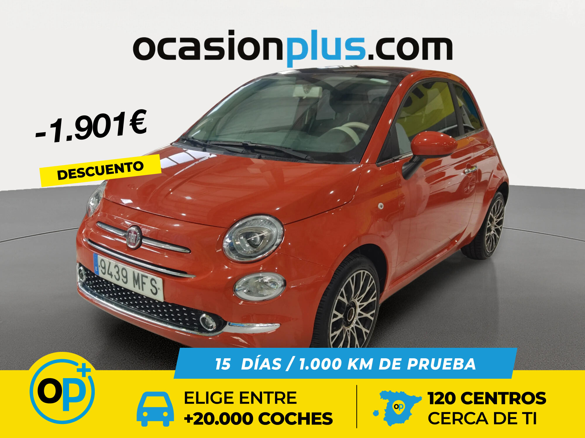 FIAT 500 (1.0 Hybrid Dolcevita 51 kW (70 CV)) en Madrid