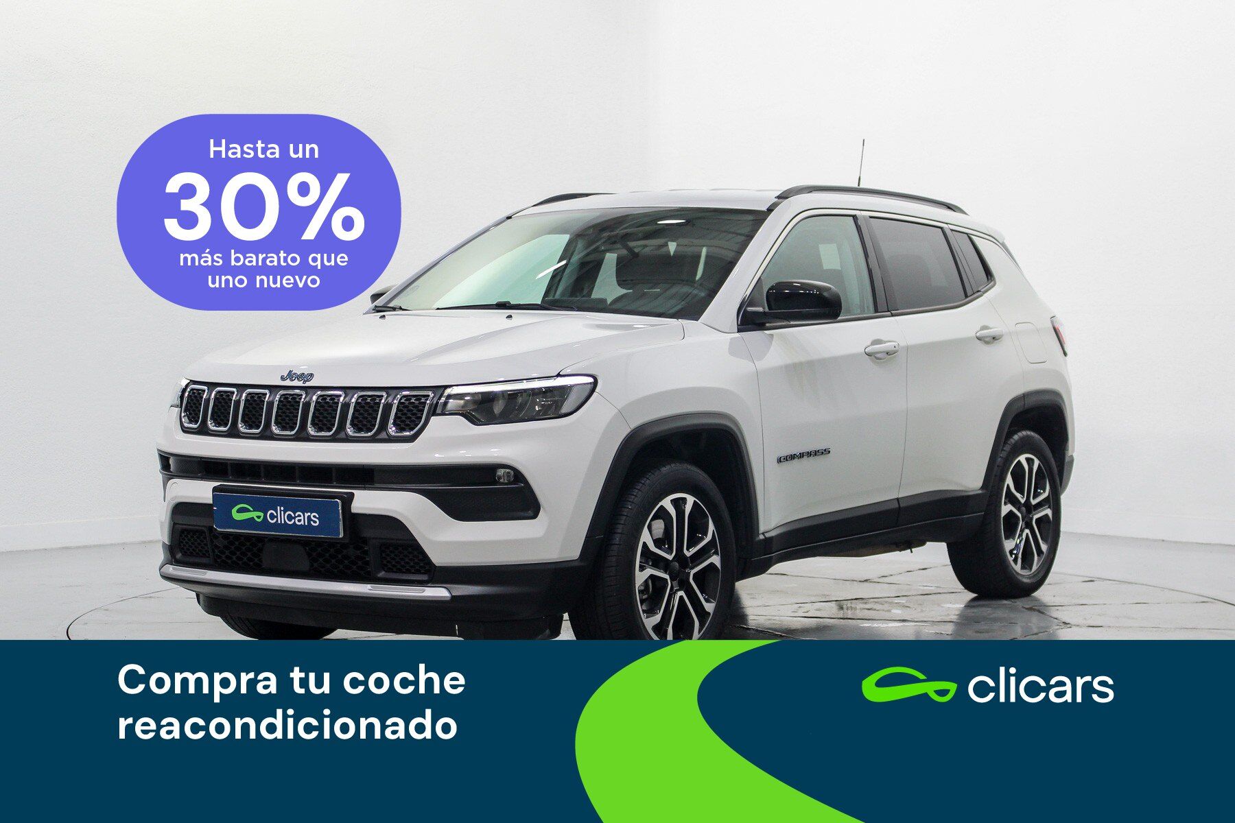 JEEP Compass (Compass 1.3 PHEV Limited EAWD Aut. 190) en Madrid