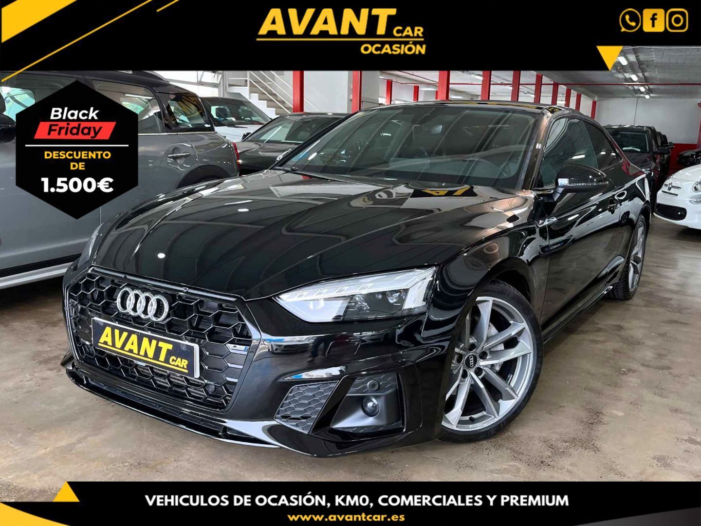 AUDI A5 (Coupé 40 TFSI Black line S tronic) en Palmas, Las