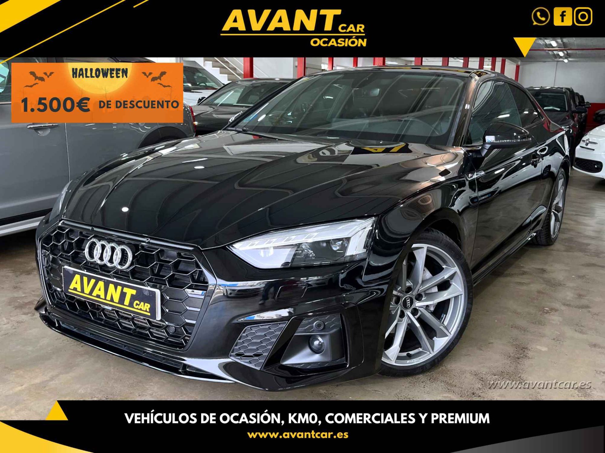 AUDI A5 (Coupé 40 TFSI Black line S tronic) en Palmas, Las
