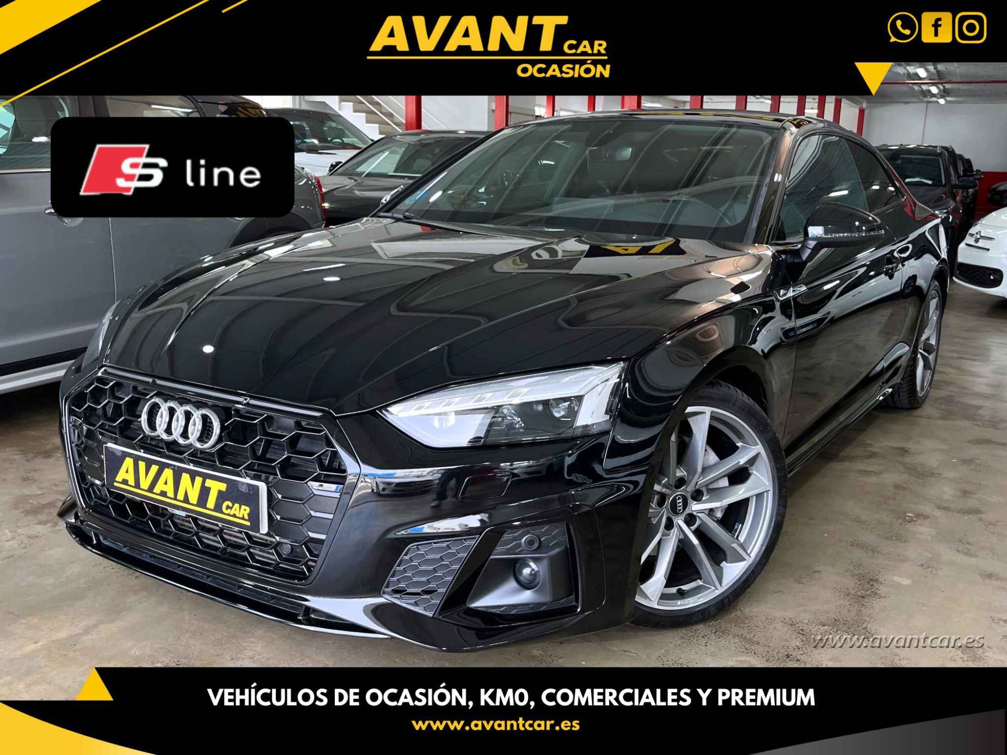 AUDI A5 (Coupé 40 TFSI Black line S tronic) en Palmas, Las