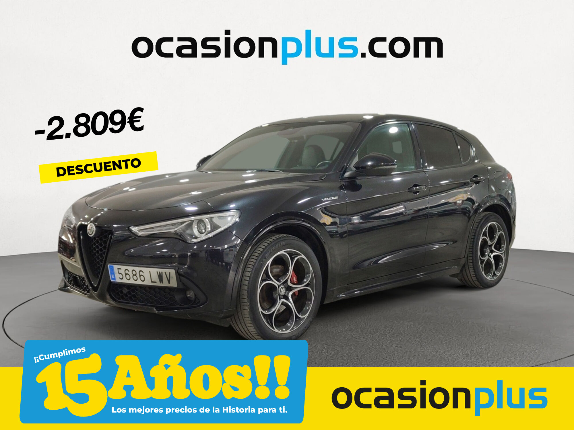 ALFA ROMEO Stelvio (2.2 Diésel Veloce Q4 Auto 154 kW (210 CV)) en Madrid