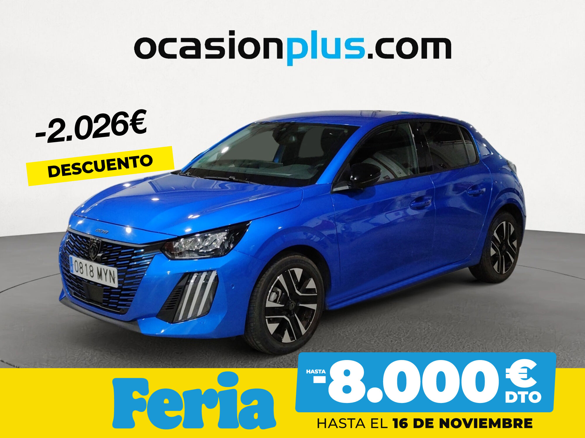 PEUGEOT 208 (PureTech 100 Allure 75 kW (100 CV)) en Madrid