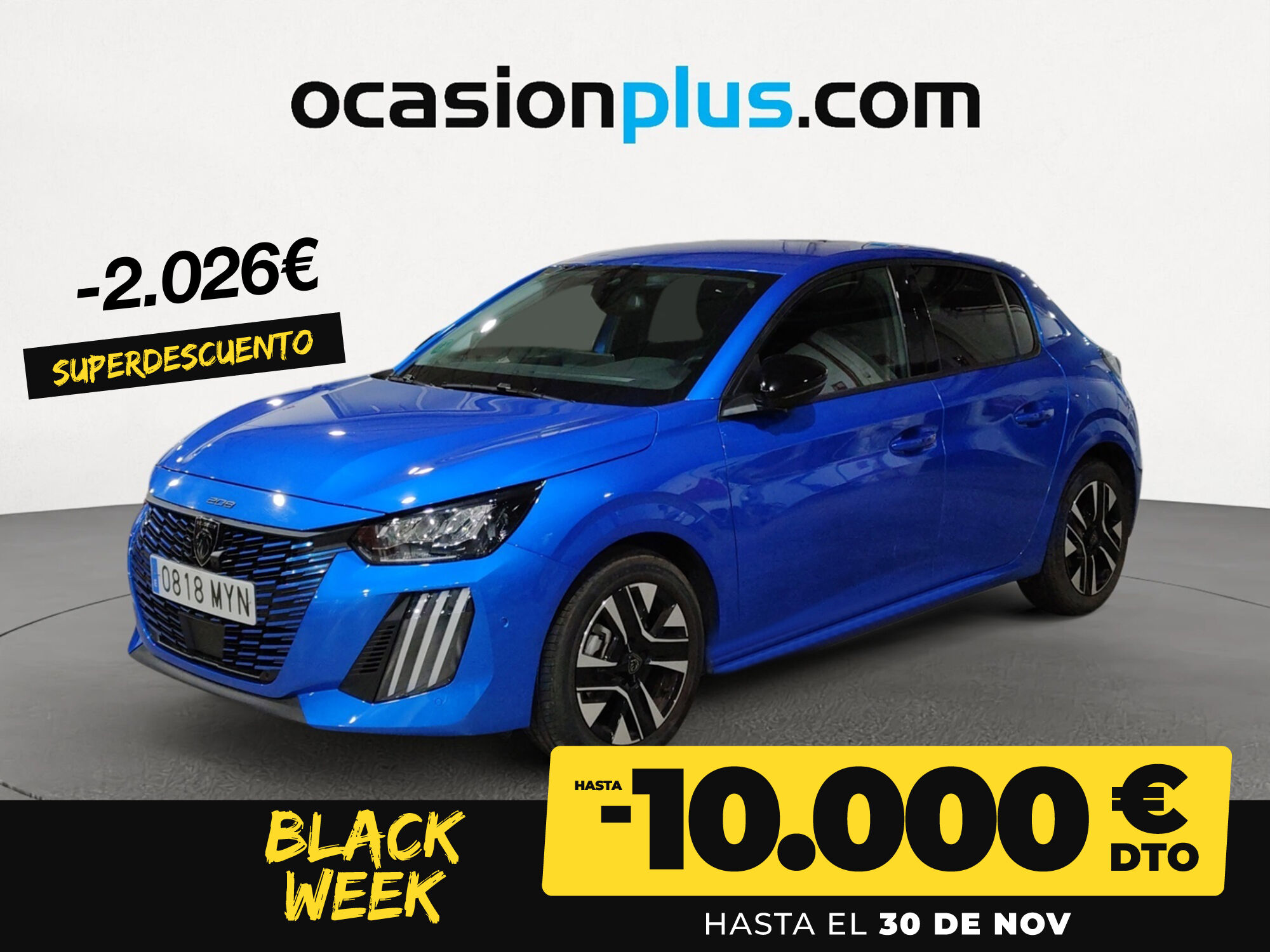 PEUGEOT 208 (PureTech 100 Allure 75 kW (100 CV)) en Madrid