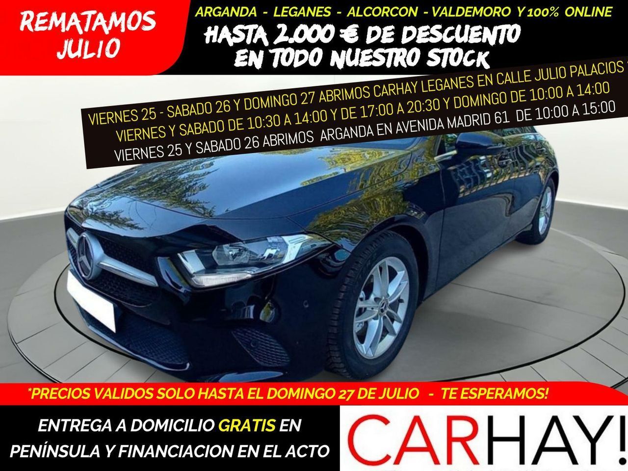 MERCEDES Clase A (180 D BUSINESS SOLUTION AUT) en Madrid