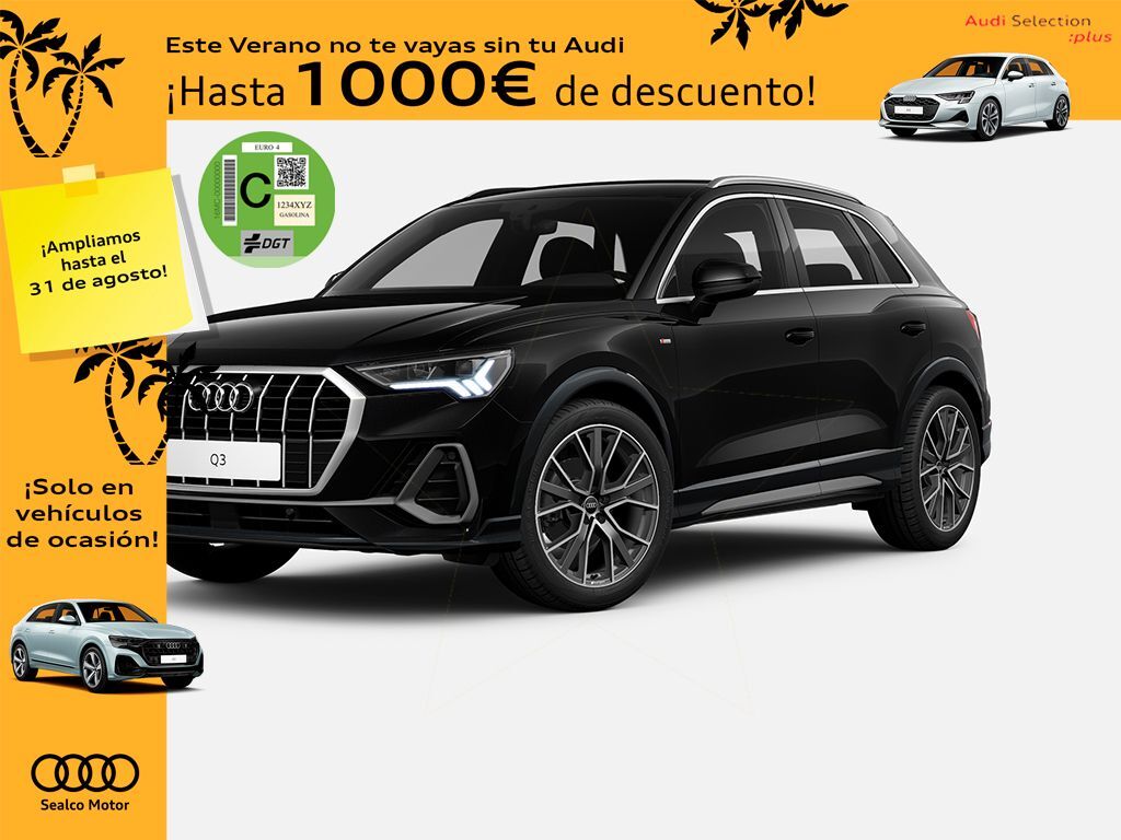 AUDI Q3 (35 TDI Black line S tronic 110kW) en Madrid