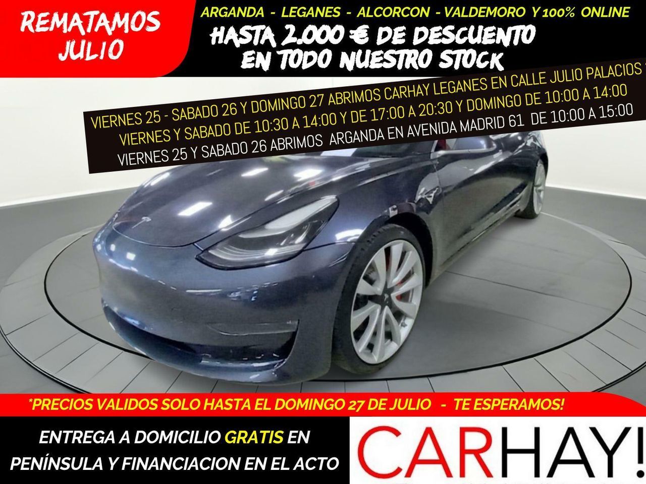 TESLA Model S (75 KWH PERFORMANCE DUAL MOTOR) en Madrid