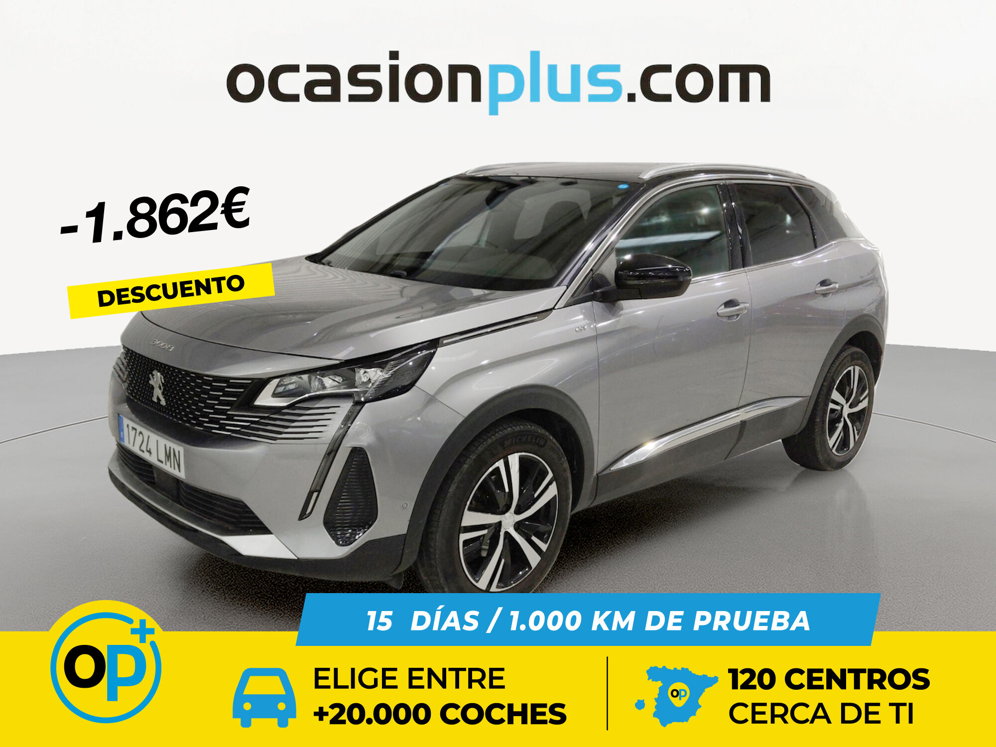 PEUGEOT 3008 (BlueHDi 130 S&S GT EAT8 96 kW (130 CV)) en Madrid
