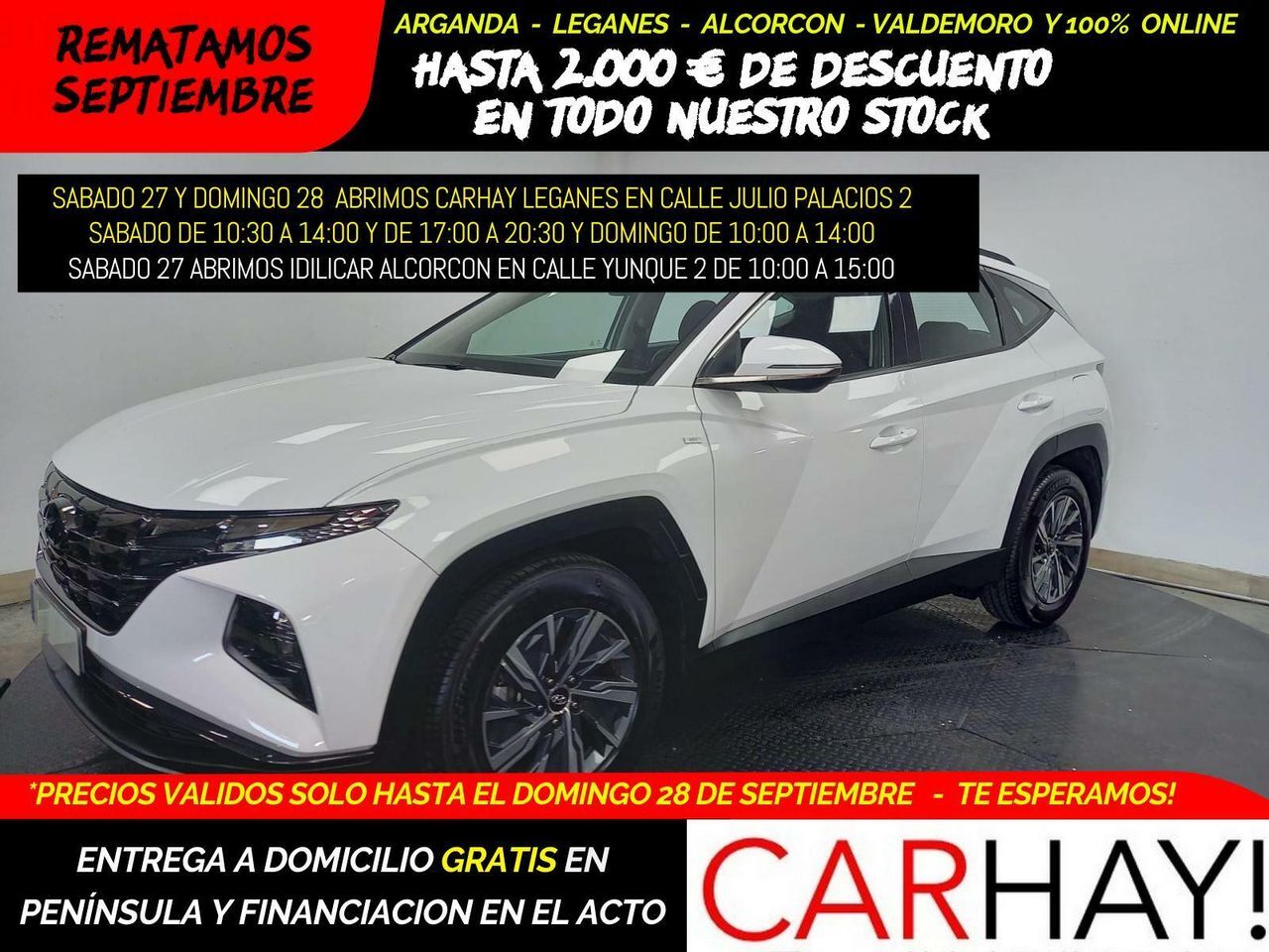 HYUNDAI Tucson (1.6 CRDI 100kW (136CV) 48V Maxx DCT 4x4) en Madrid
