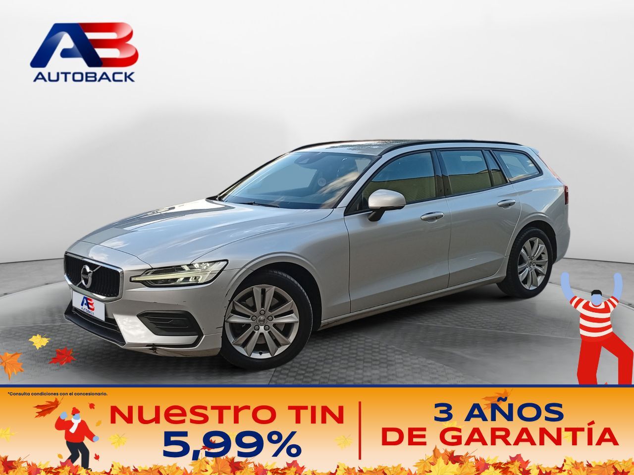 VOLVO V60 (2.0 B4 (D) Momentum Auto) en Madrid