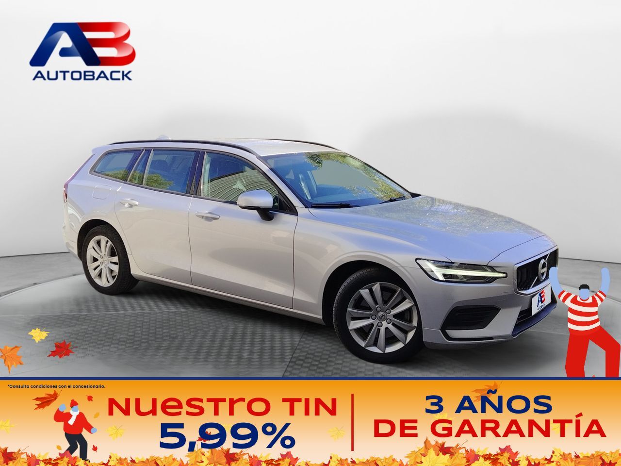 VOLVO V60 (2.0 B4 (D) Momentum Auto) en Madrid
