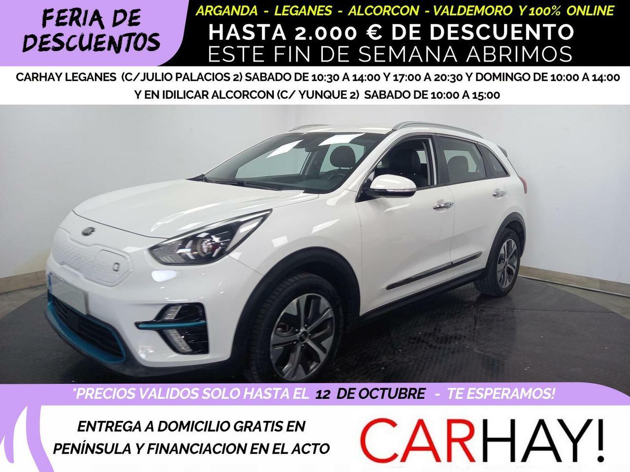 KIA Niro (DRIVE 205CV - 460KM AUTONOMIA) en Madrid
