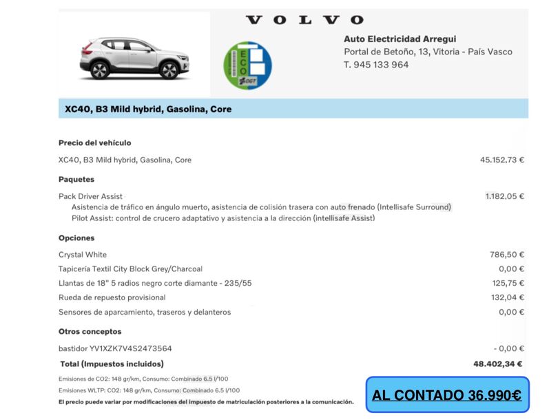 VOLVO XC40 B3 Core Aut.