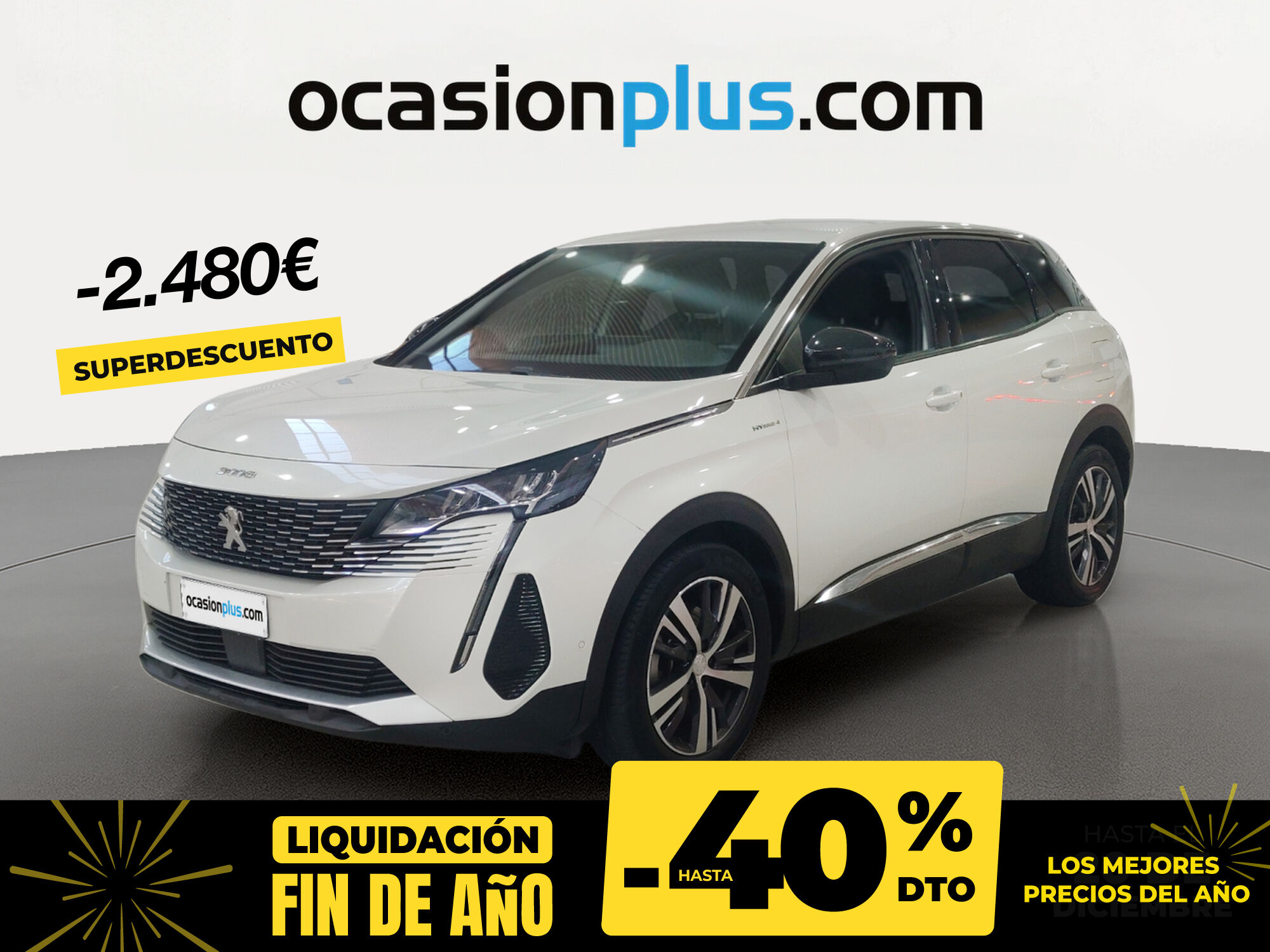 PEUGEOT 3008 (Hybrid 300 Allure Pack e-EAT8 221 kW (300 CV)) en Madrid