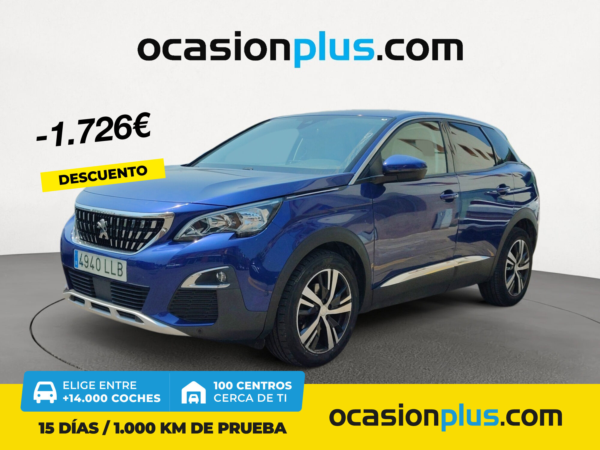 PEUGEOT 3008 (BlueHDI 130 S&S Allure EAT8 96 kW (130 CV)) en Madrid
