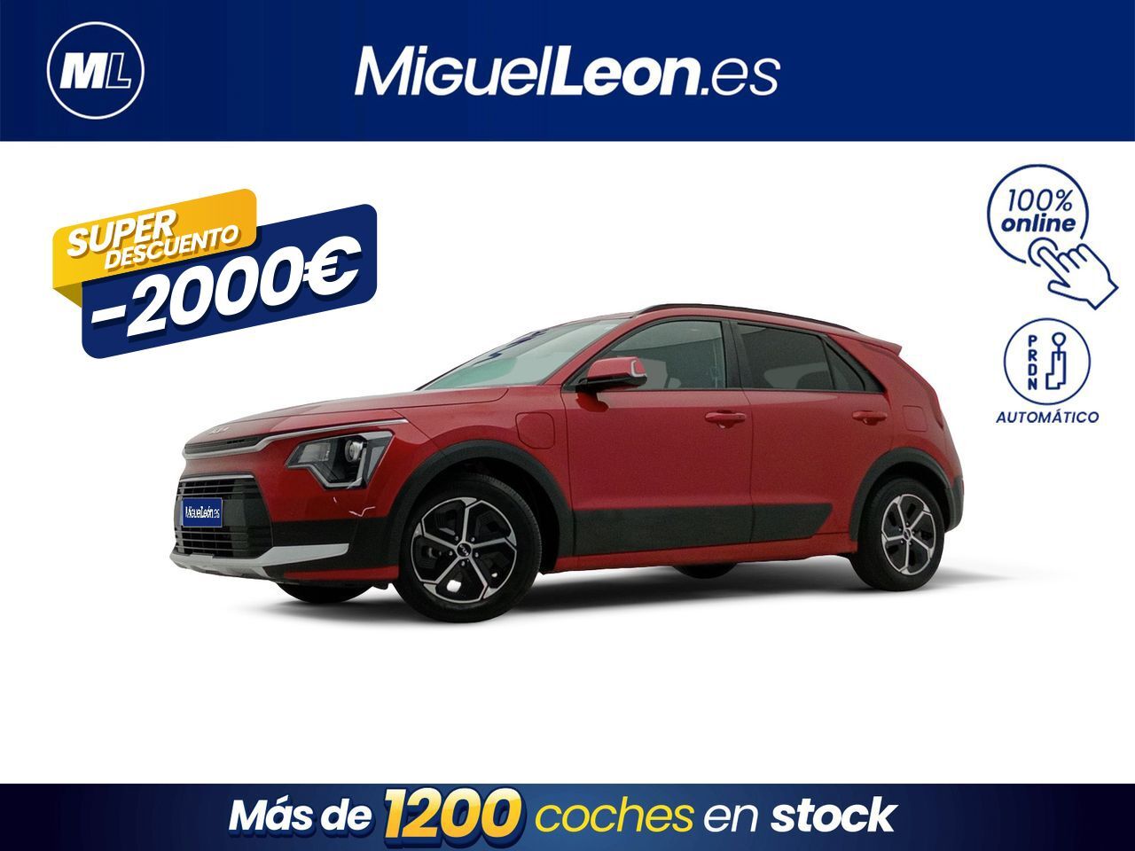 KIA Niro (1.6 GDi PHEV 135kW (183CV) Concept) en Palmas, Las