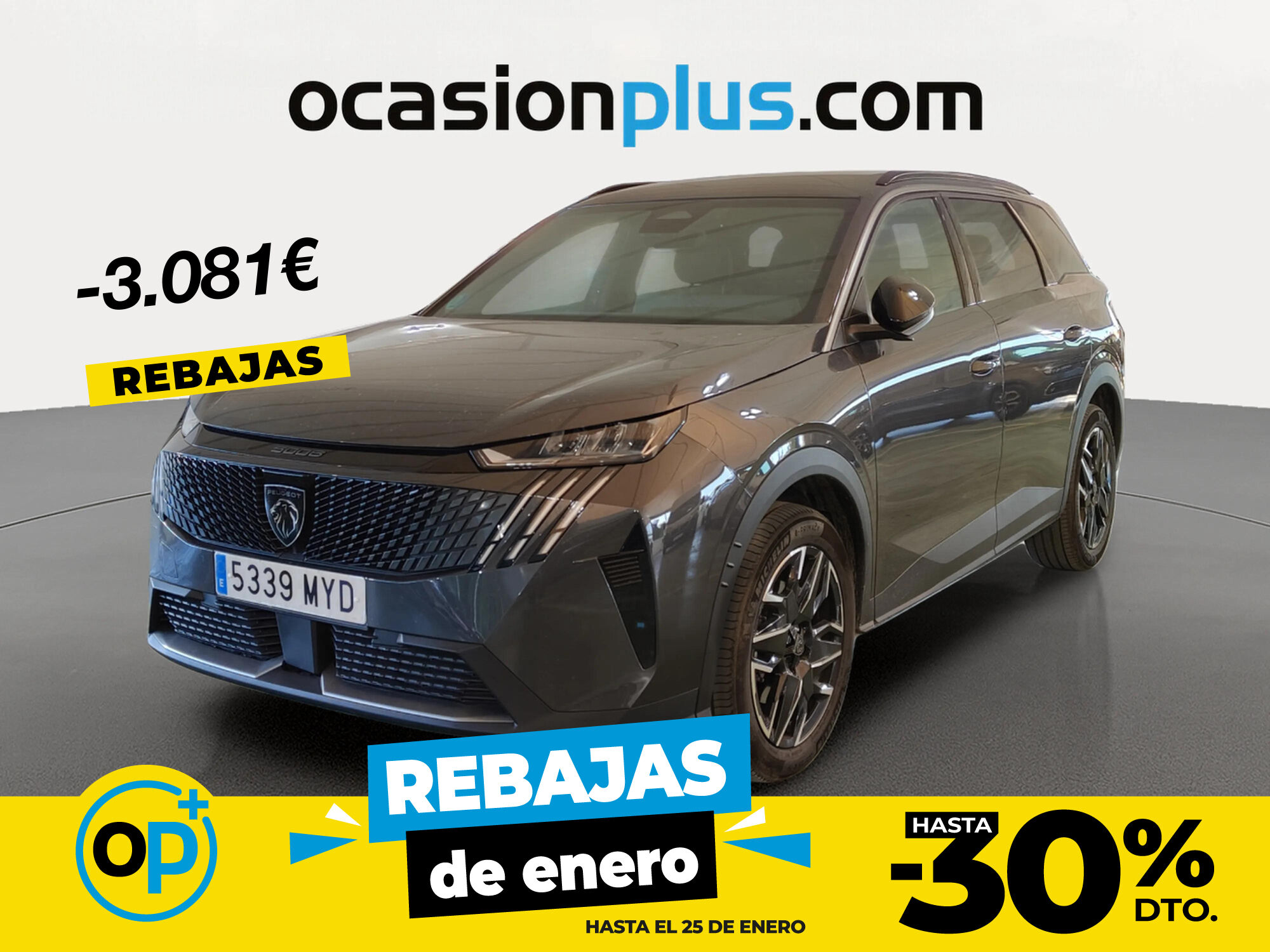 PEUGEOT 5008 (Hybrid 1.2 Allure eDCS6 100 kW (136 CV)) en Madrid