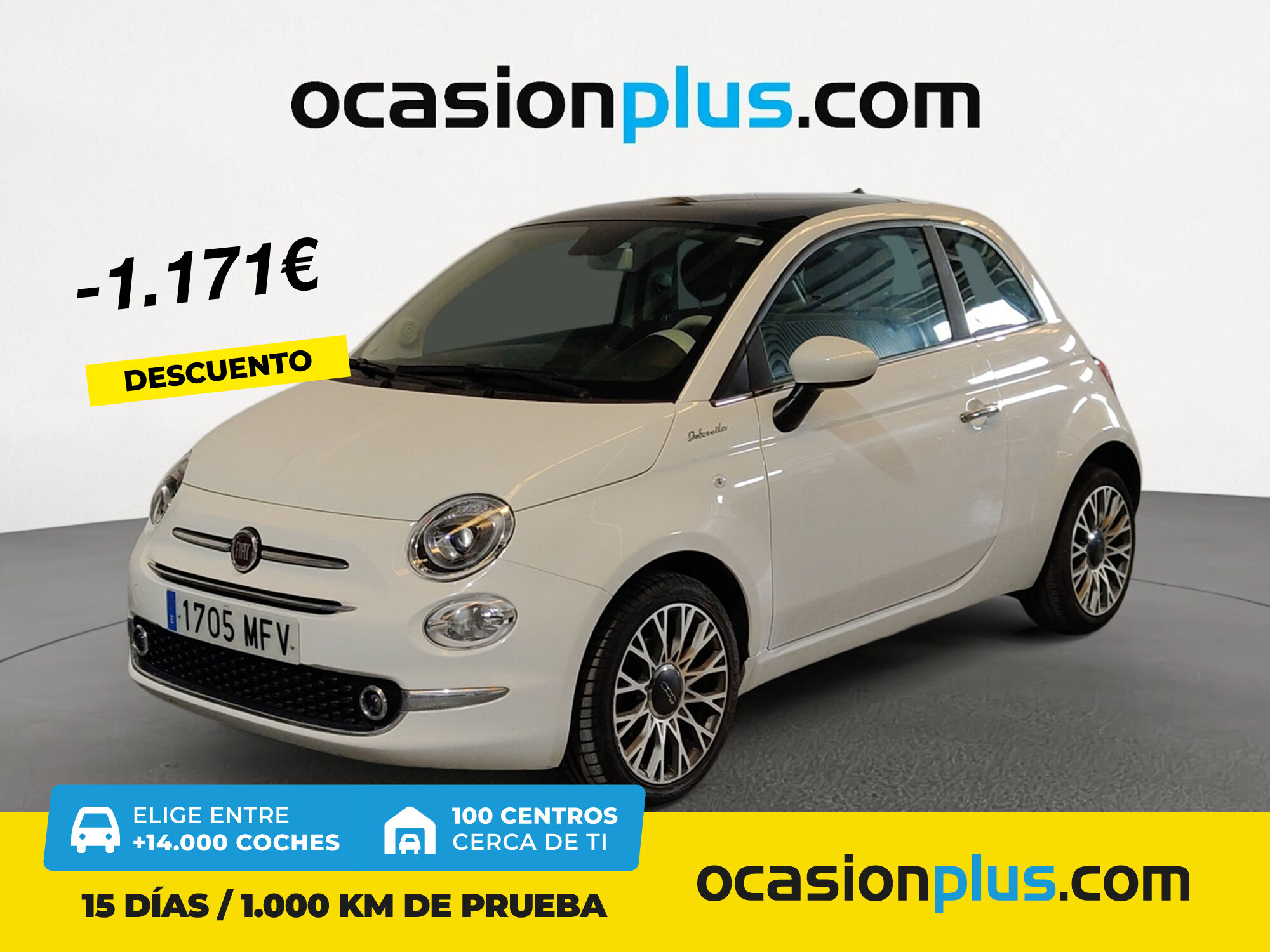FIAT 500 (1.0 Hybrid Dolcevita 51 kW (70 CV)) en Madrid