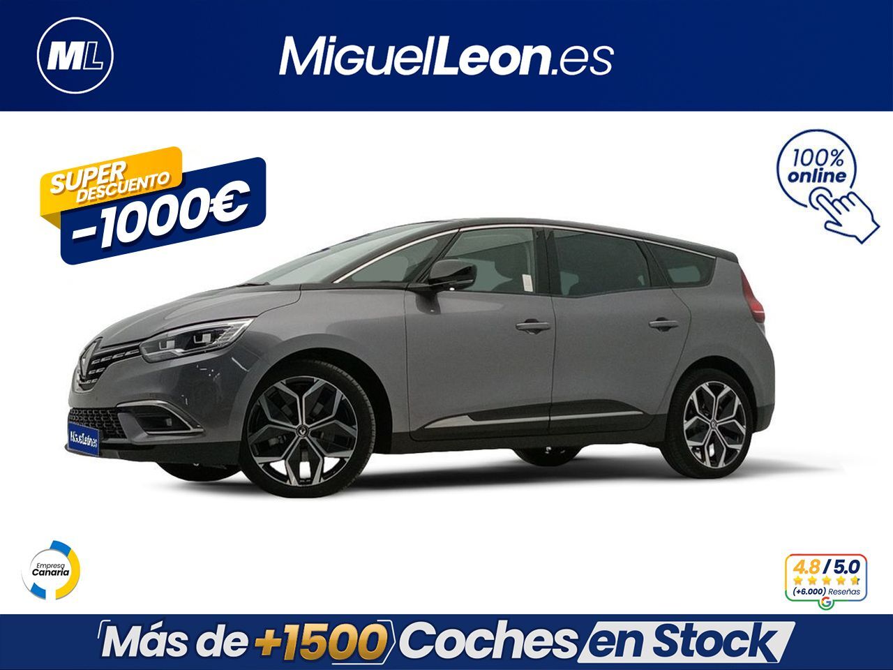 RENAULT Scénic (Limited TCe 103kW (140CV) GPF MY2021) en Palmas, Las