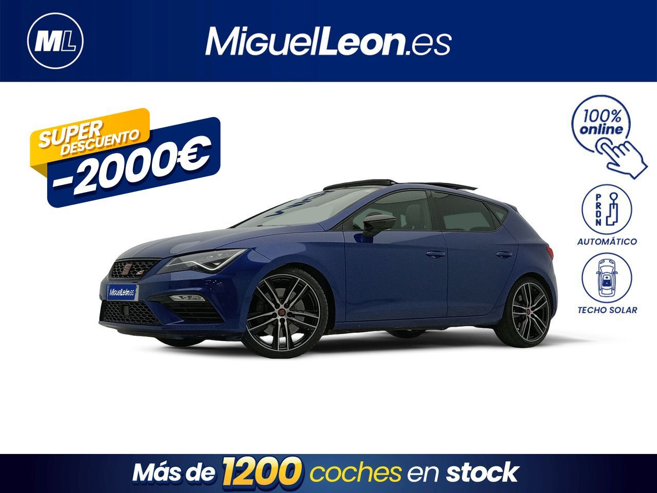 SEAT León (2.0 TSI 213kW (290CV) DSG-7 St&Sp Cupra) en Palmas, Las