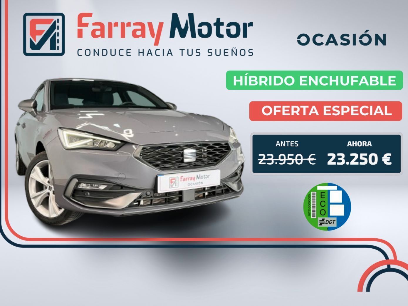 SEAT León (ST 1.4 TSI e-Hybrid S&S FR XM DSG-6 204) en Tenerife