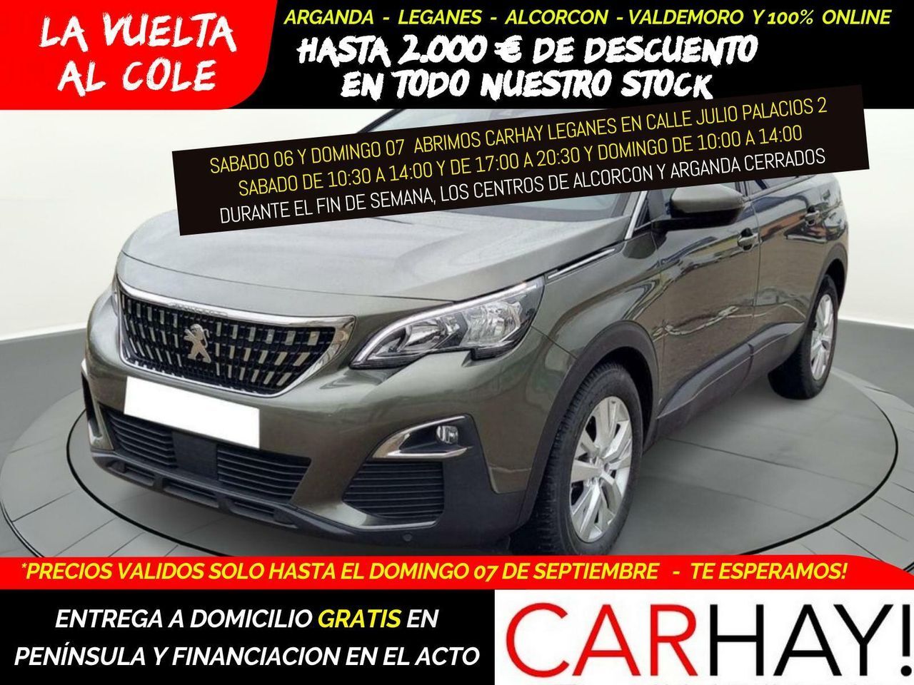 PEUGEOT 5008 (1.5 BLUEHDI ACTIVE - 5 ASIENTOS) en Madrid