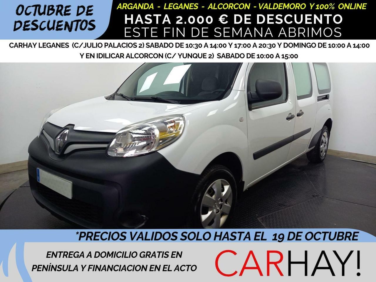 RENAULT Kangoo (EXPRESS MAXI 1.5 DCI 95CV Grand Confort) en Madrid