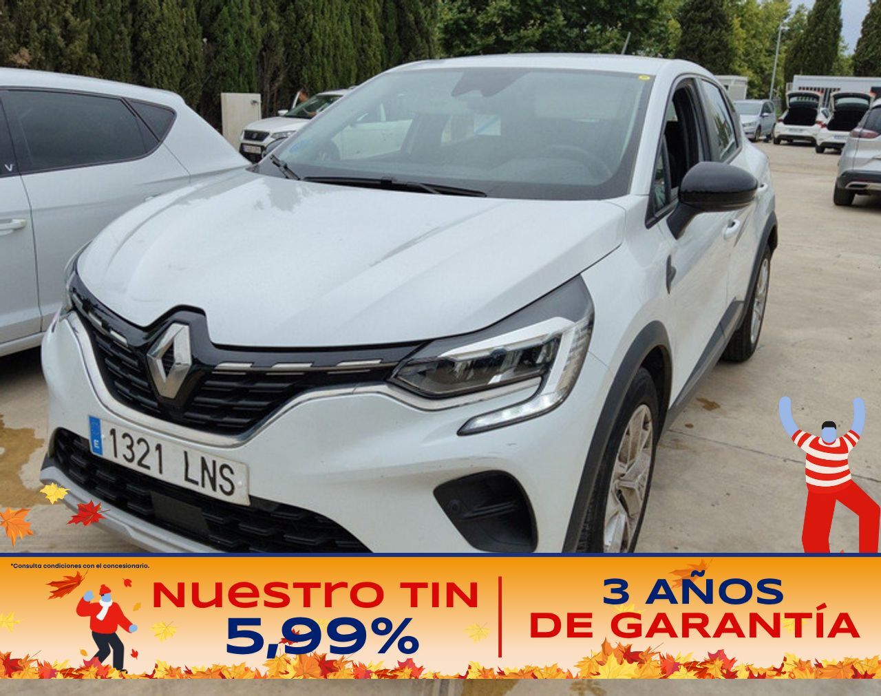 RENAULT Captur (Intens TCe 74kW (100CV) GLP) en Madrid