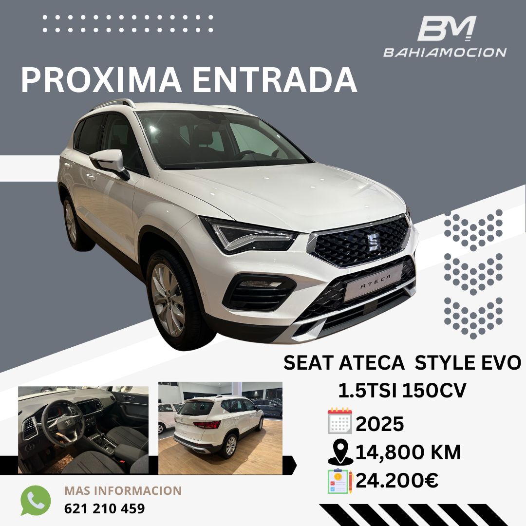 SEAT Ateca (1.5 EcoTSI S&S Style Evo Edition) en Cádiz