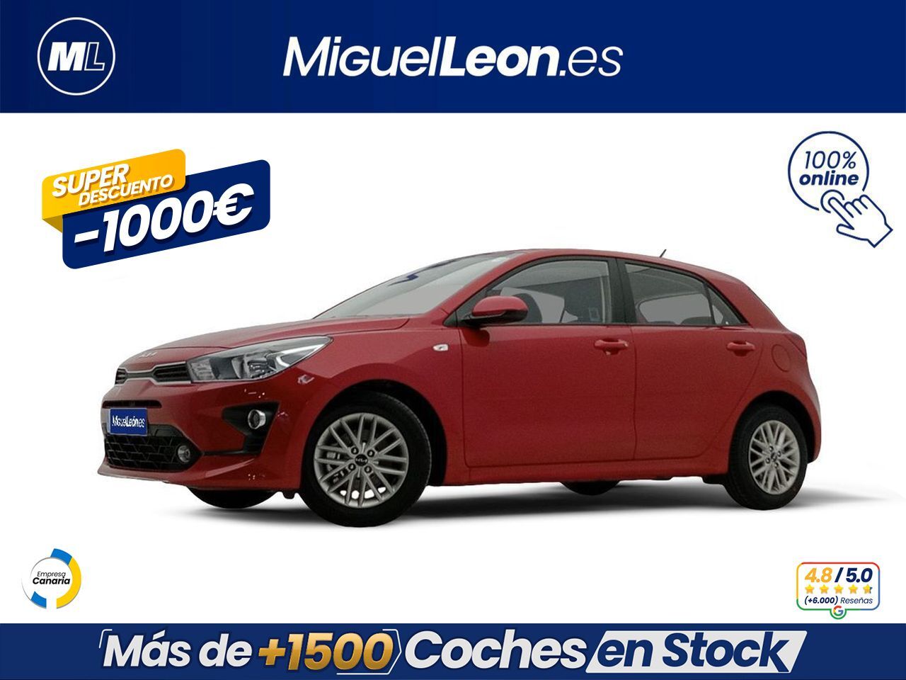 KIA Rio (1.0 TGDI 100CV ACTIVE) en Palmas, Las