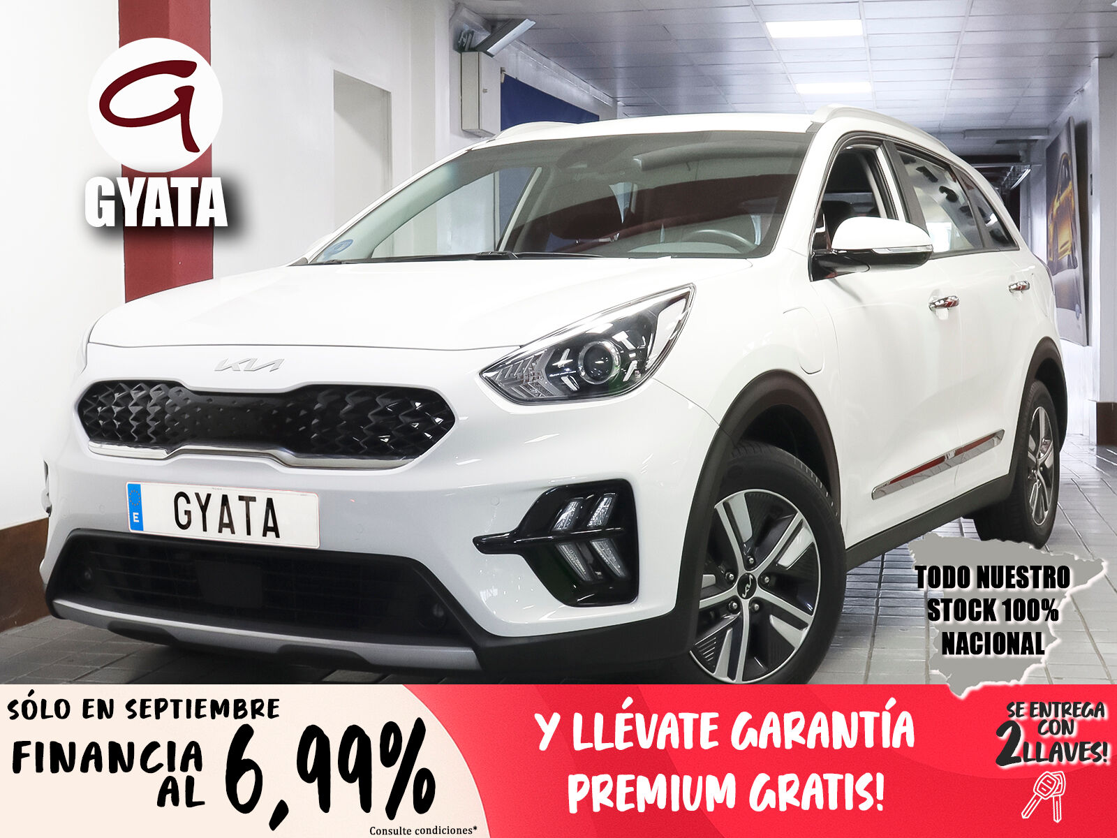 KIA Niro (1.6 GDi PHEV Híbrido Drive 104 kW (141 CV)) en Madrid
