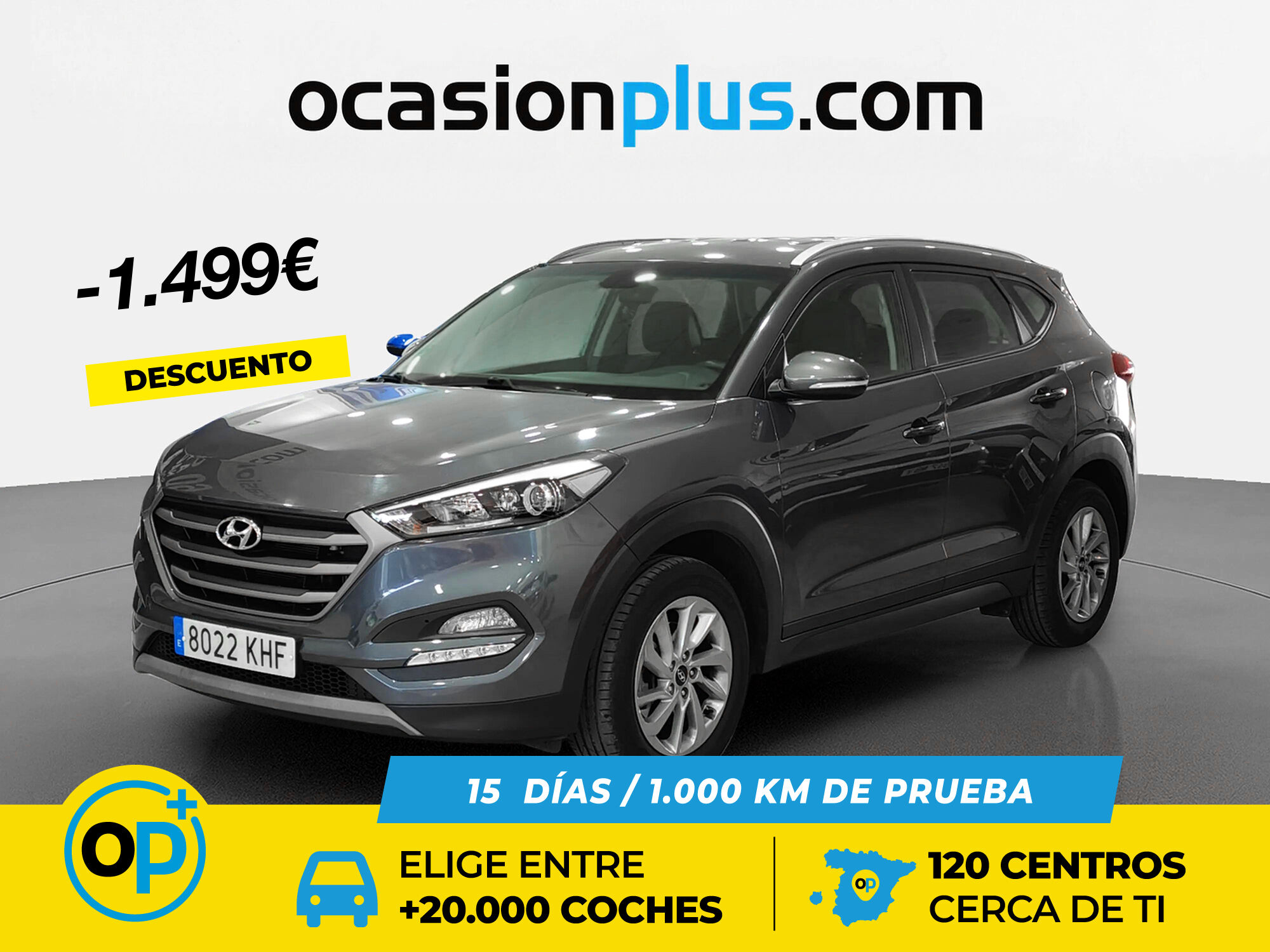 HYUNDAI Tucson (1.7 CRDi BlueDrive Tecno 4x2 85 kW (115 CV)) en Madrid