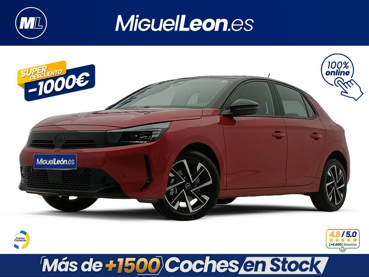 OPEL Corsa (1.2T XHL 74kW (100CV) GS) en Palmas, Las