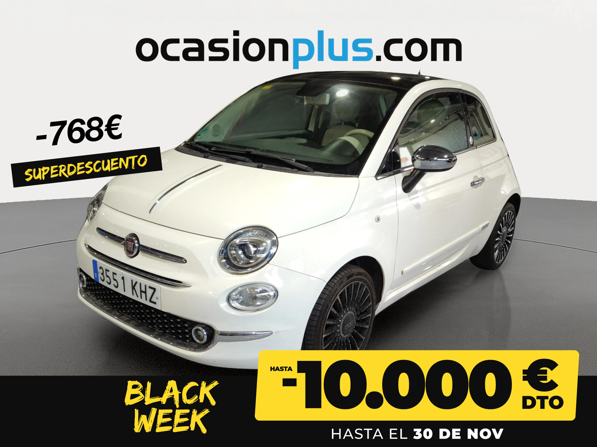 FIAT 500 (1.2 8v Lounge 51 kW (69 CV)) en Madrid