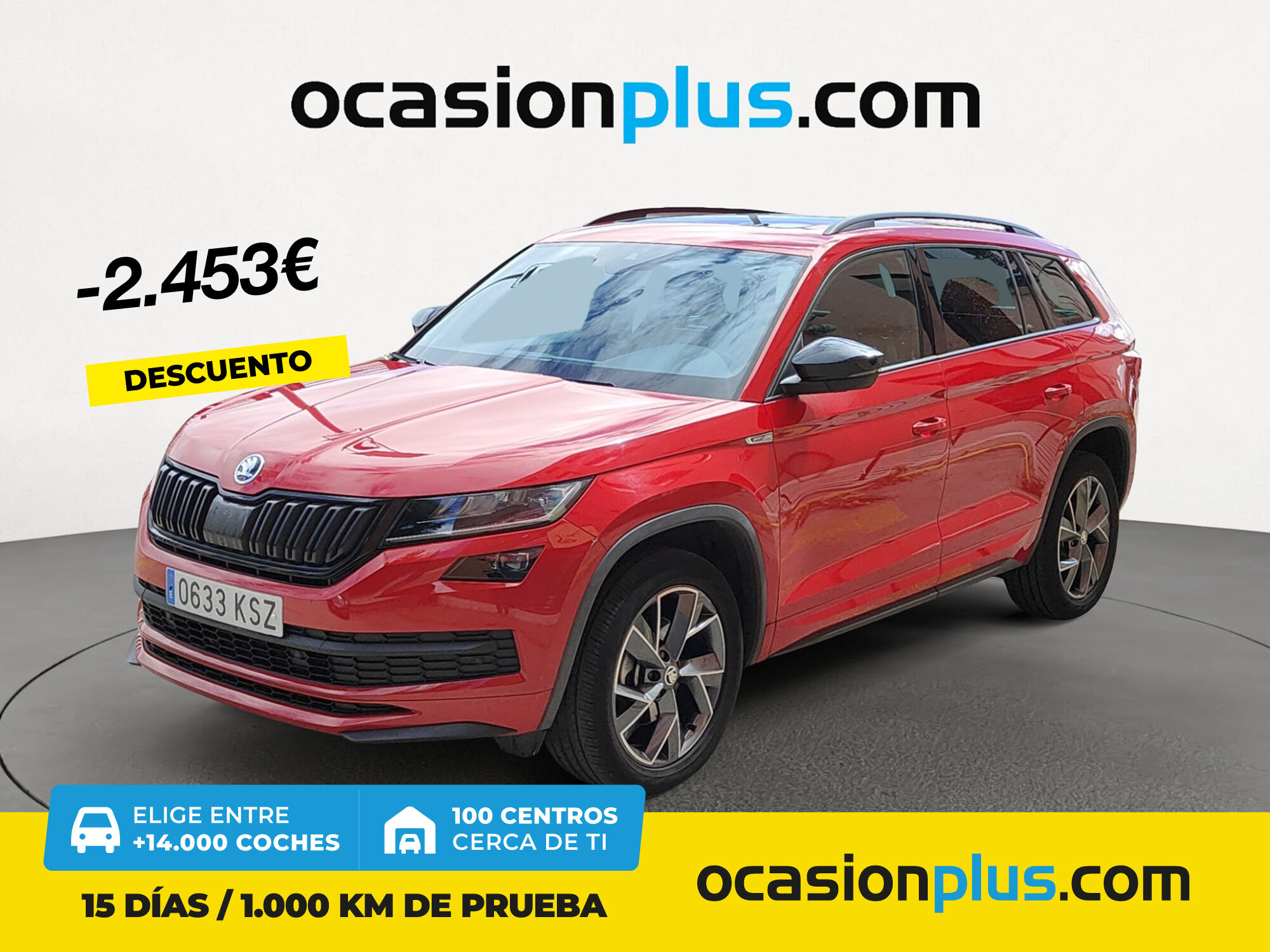 SKODA Kodiaq (1.5 TSI Sportline 4x2 DSG 110 kW (150 CV)) en Madrid