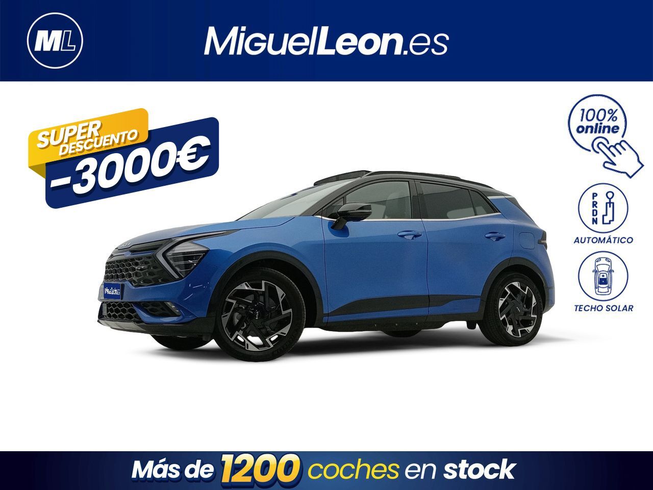 KIA Sportage (1.6 T-GDi PHEV 198kW (265CV) GT-line 4x4) en Palmas, Las