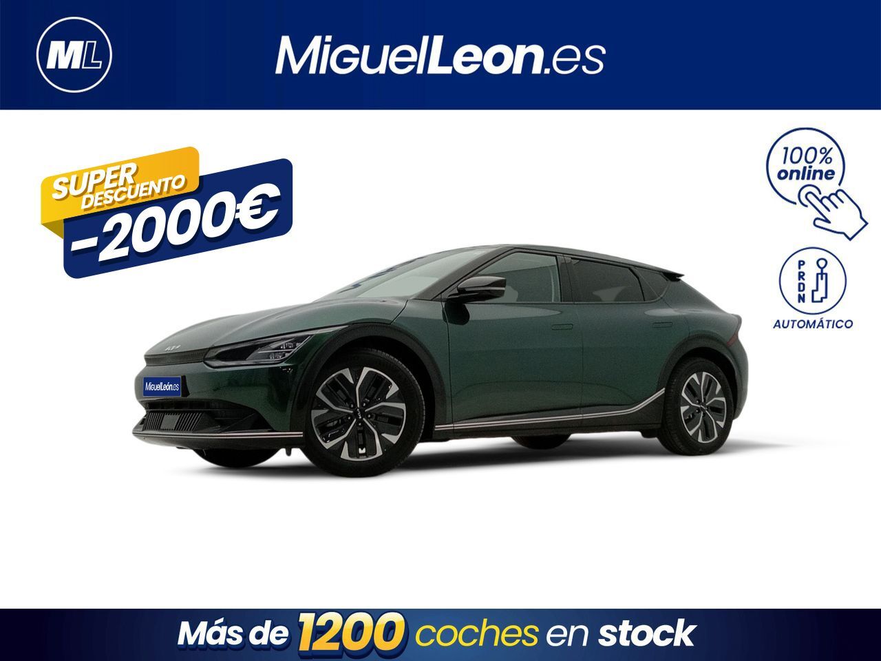 KIA EV6 (Air 77,4kWh 168kW RWD (Long Range)) en Palmas, Las