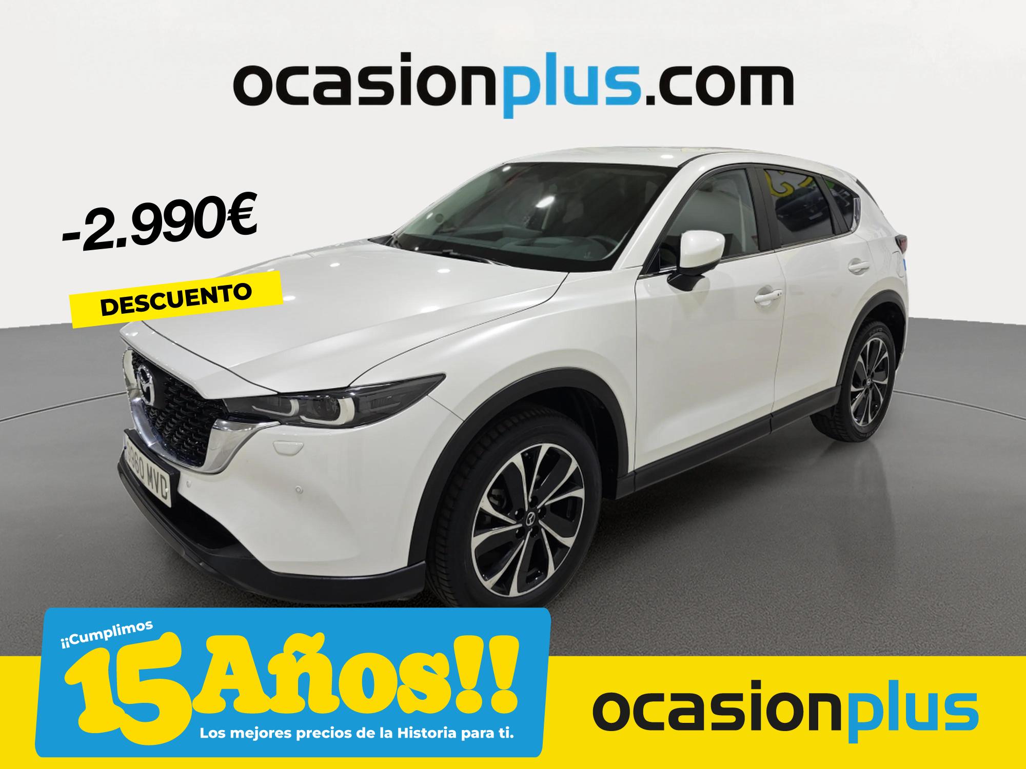 MAZDA CX-5 (2.0 E-SKYACTIV-G MHEV Exclusive-Line White 121 kW (165 CV)) en 