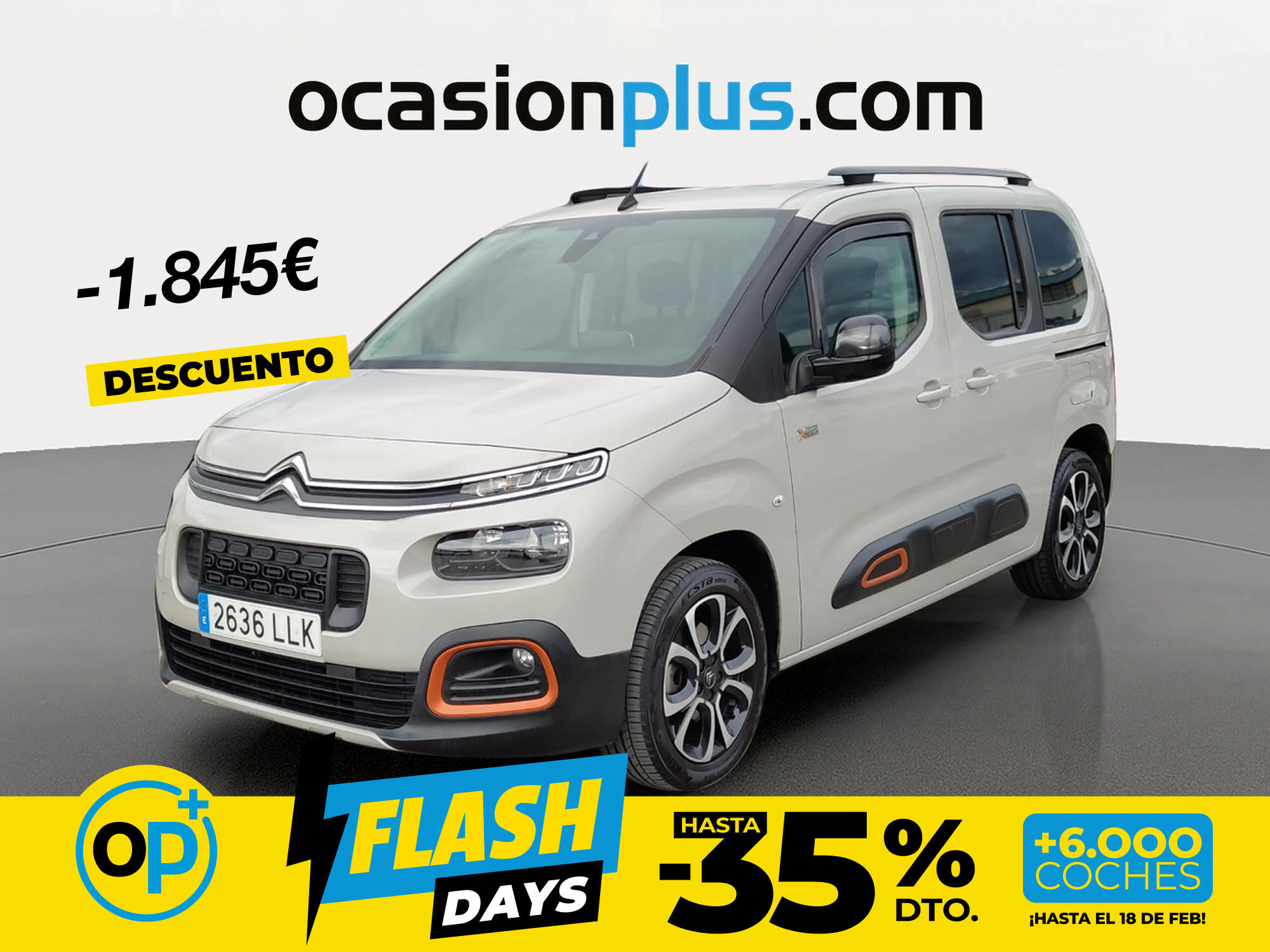 Foto del CITROEN Berlingo BlueHDi S&S Talla M Shine 130