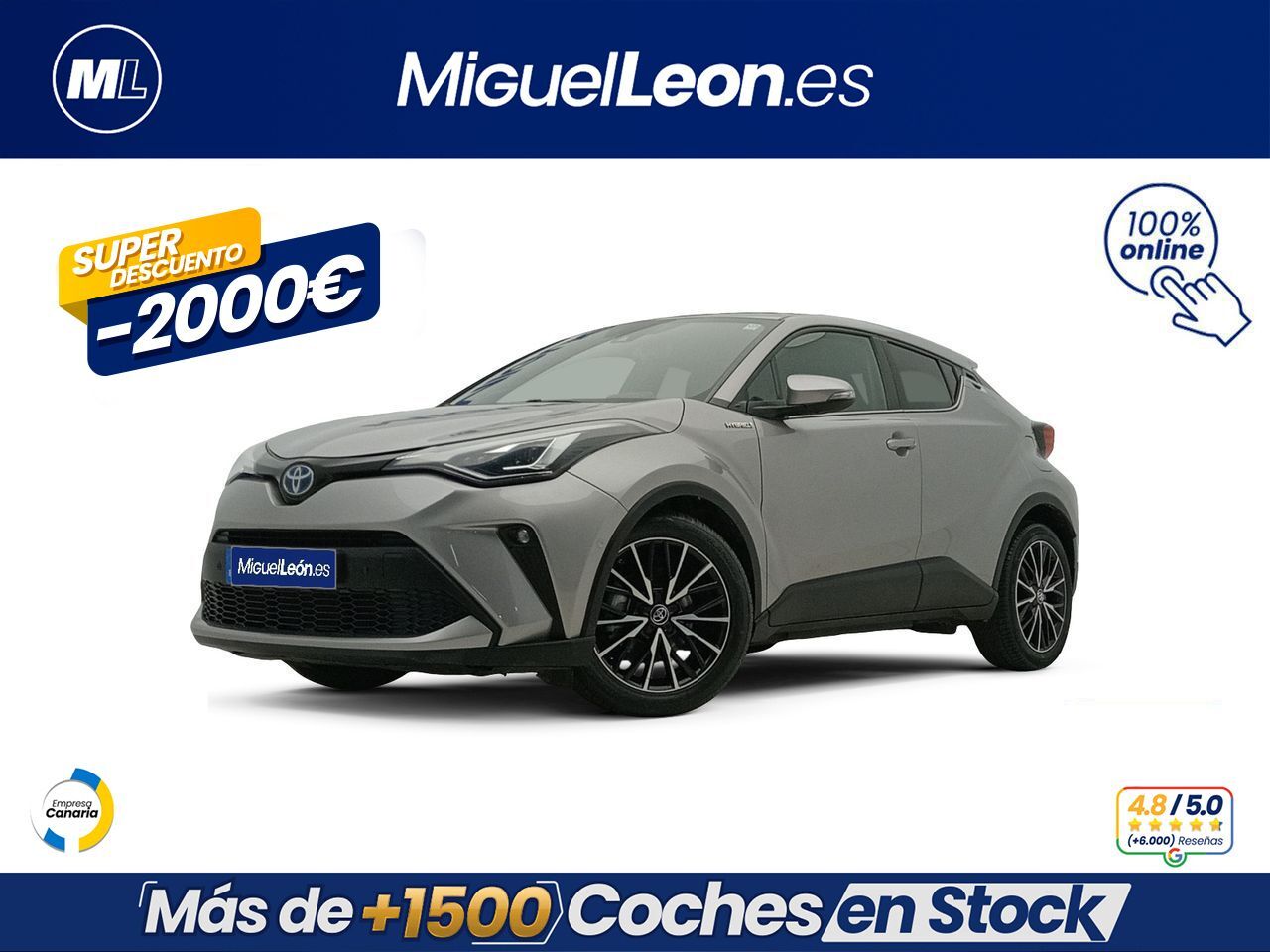 TOYOTA C-HR (1.8 125H Advance) en Palmas, Las
