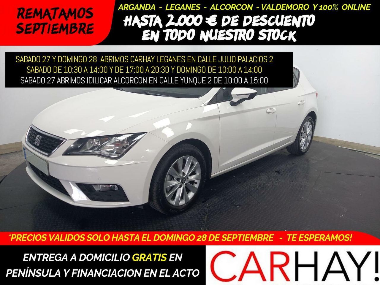 SEAT León (1.5 TGI 96kW (130CV) St&Sp Style) en Madrid