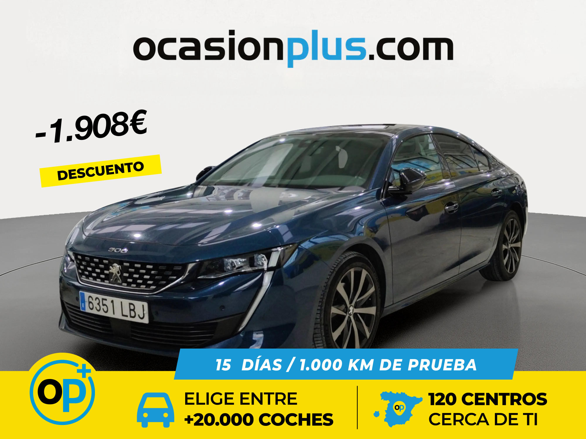 PEUGEOT 508 (BlueHDi 130 S&S GT Line EAT8 96 kW (130 CV)) en Madrid