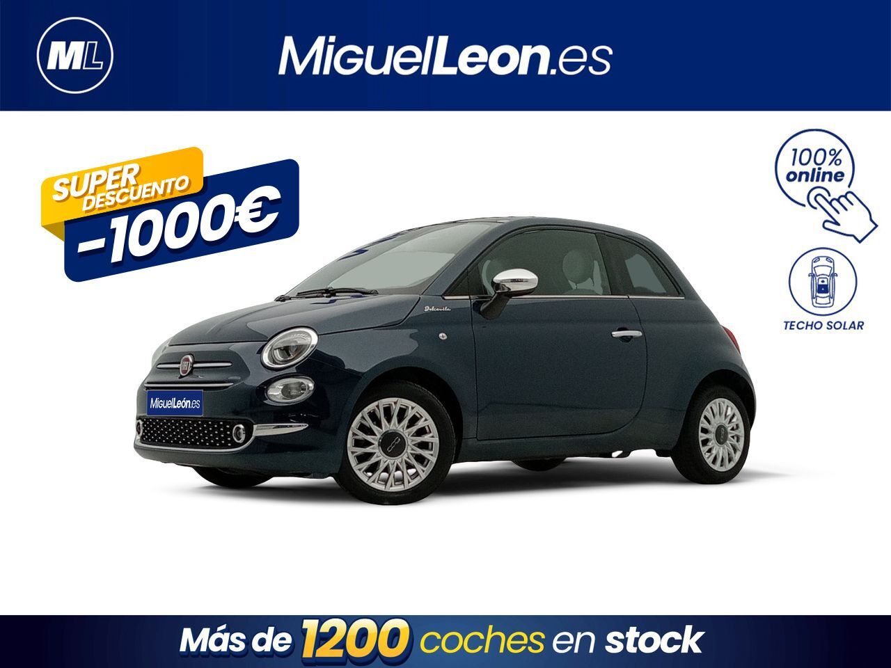 FIAT 500 (Dolcevita 1.0 Hybrid 51KW (70 CV)) en Palmas, Las