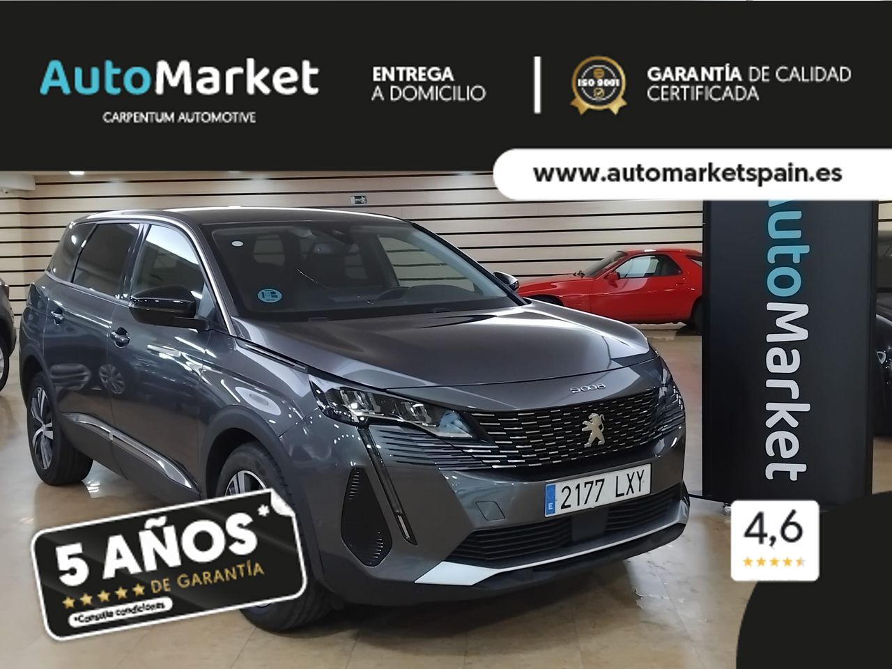 PEUGEOT 5008 (1.5 BLUEHDI 96KW (130CV) S&S ALLURE) en Lugo