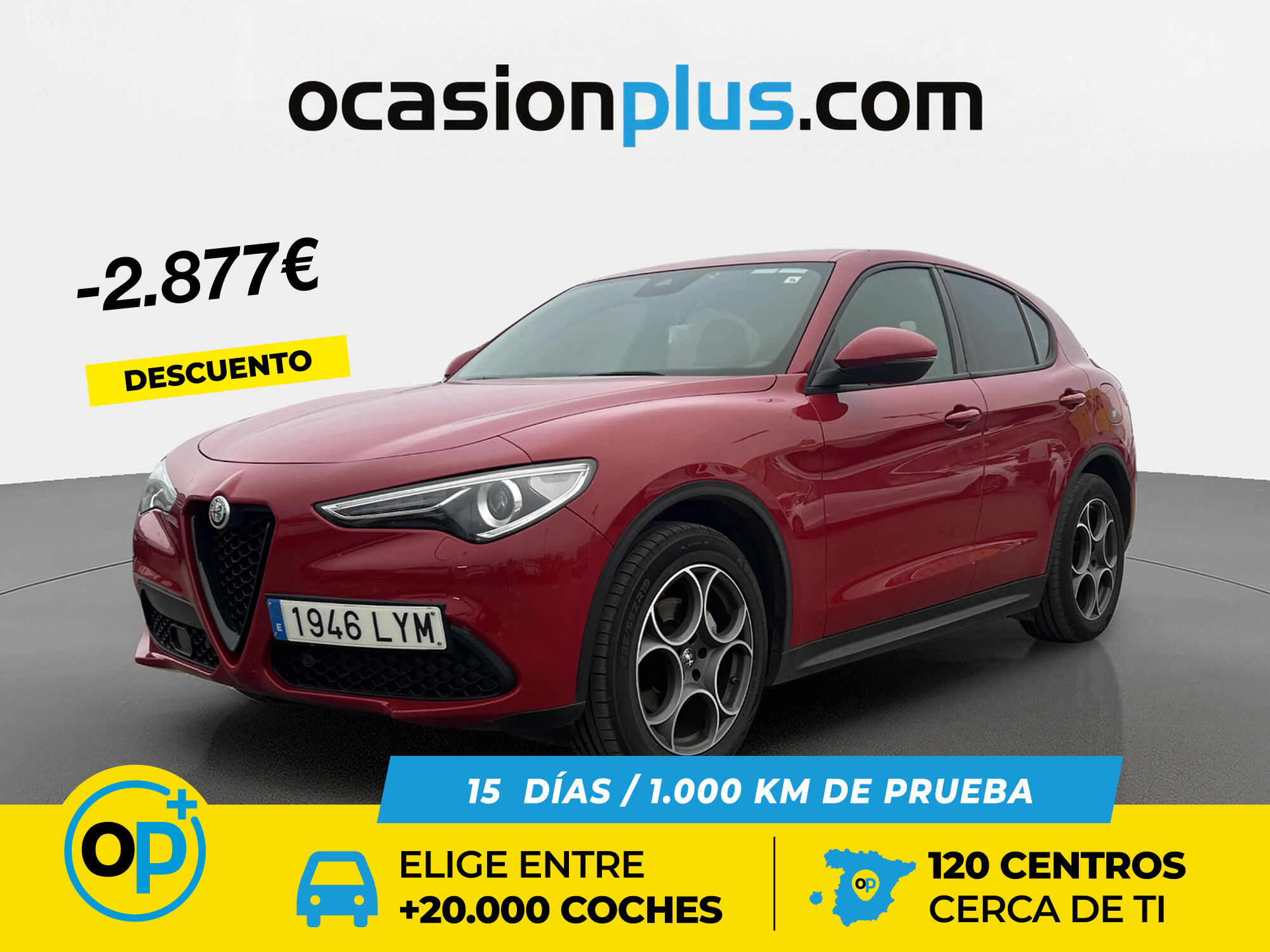 ALFA ROMEO Stelvio (2.0 Gasolina Sprint Q4 Auto 148 kW (200 CV)) en Madrid