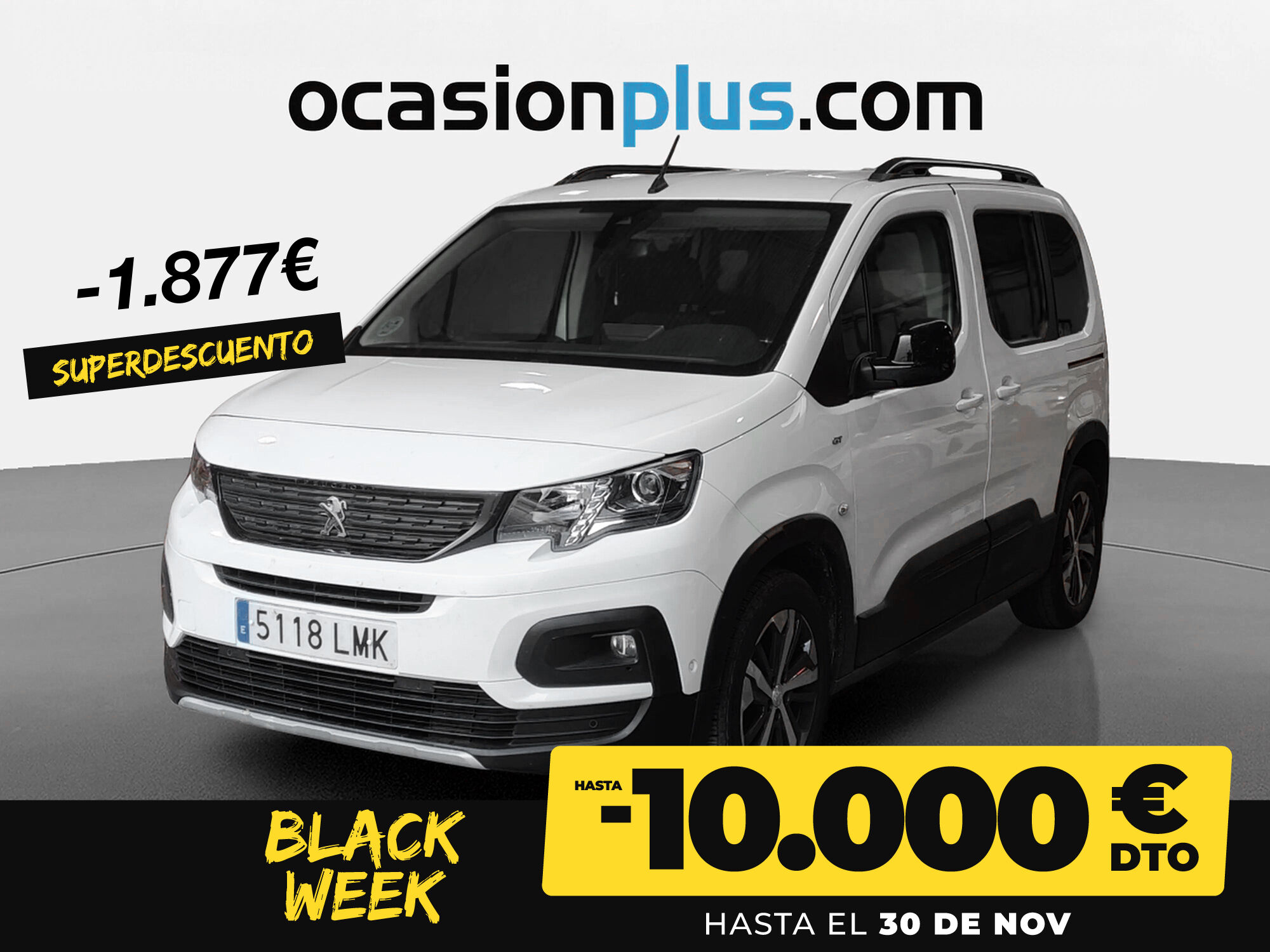 PEUGEOT Rifter (BlueHDi 100 GT Standard 73 kW (100 CV)) en Madrid