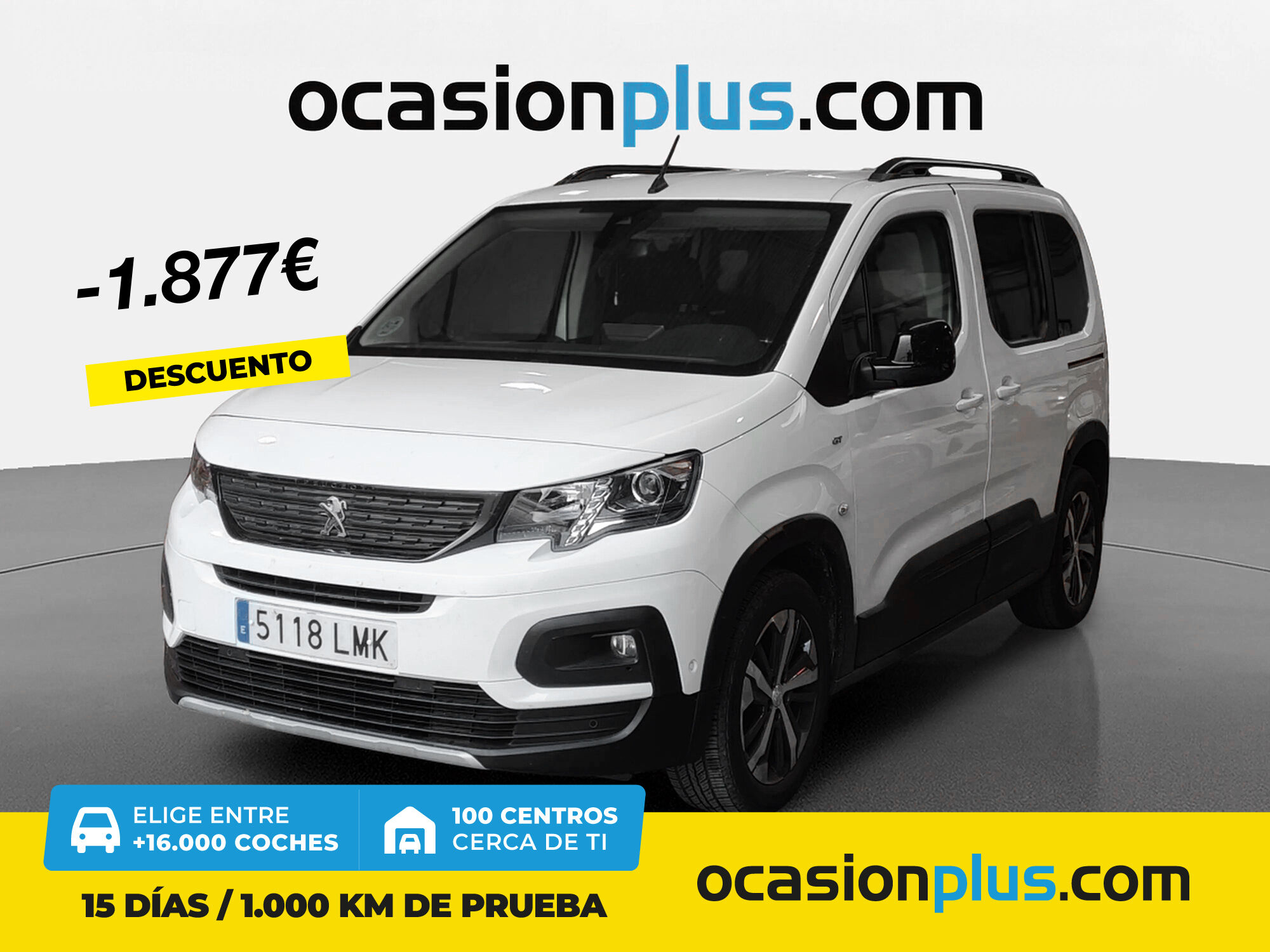 PEUGEOT Rifter (BlueHDi 100 GT Standard 73 kW (100 CV)) en Madrid