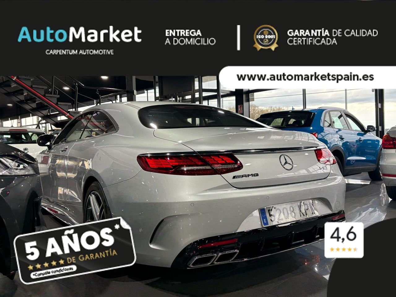 Foto del MERCEDES Clase S S Coupé 63 AMG 4Matic+ 9 SpeedShift