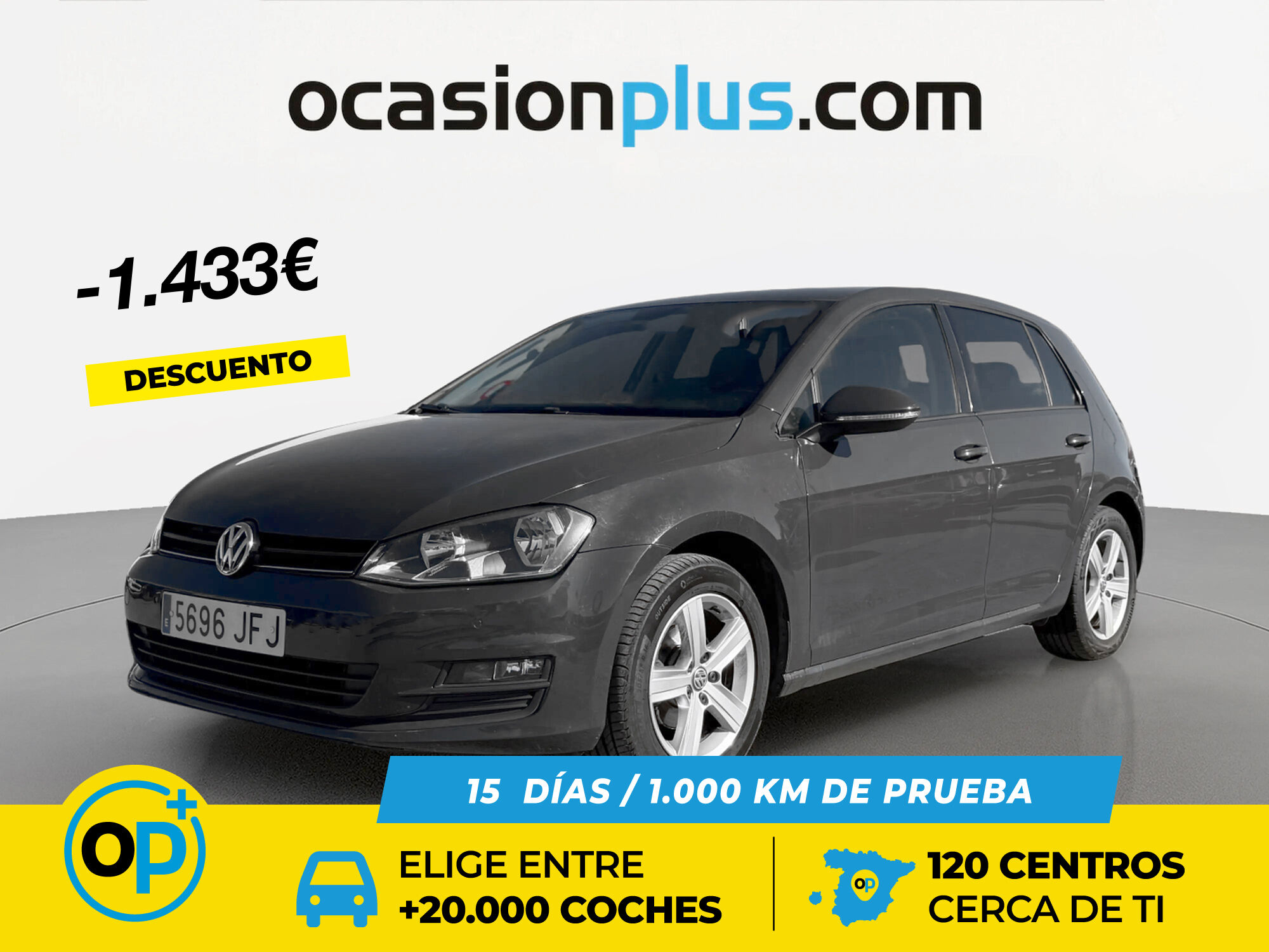 VOLKSWAGEN Golf (Advance 1.6 TDI BMT 77 kW (105 CV)) en Madrid